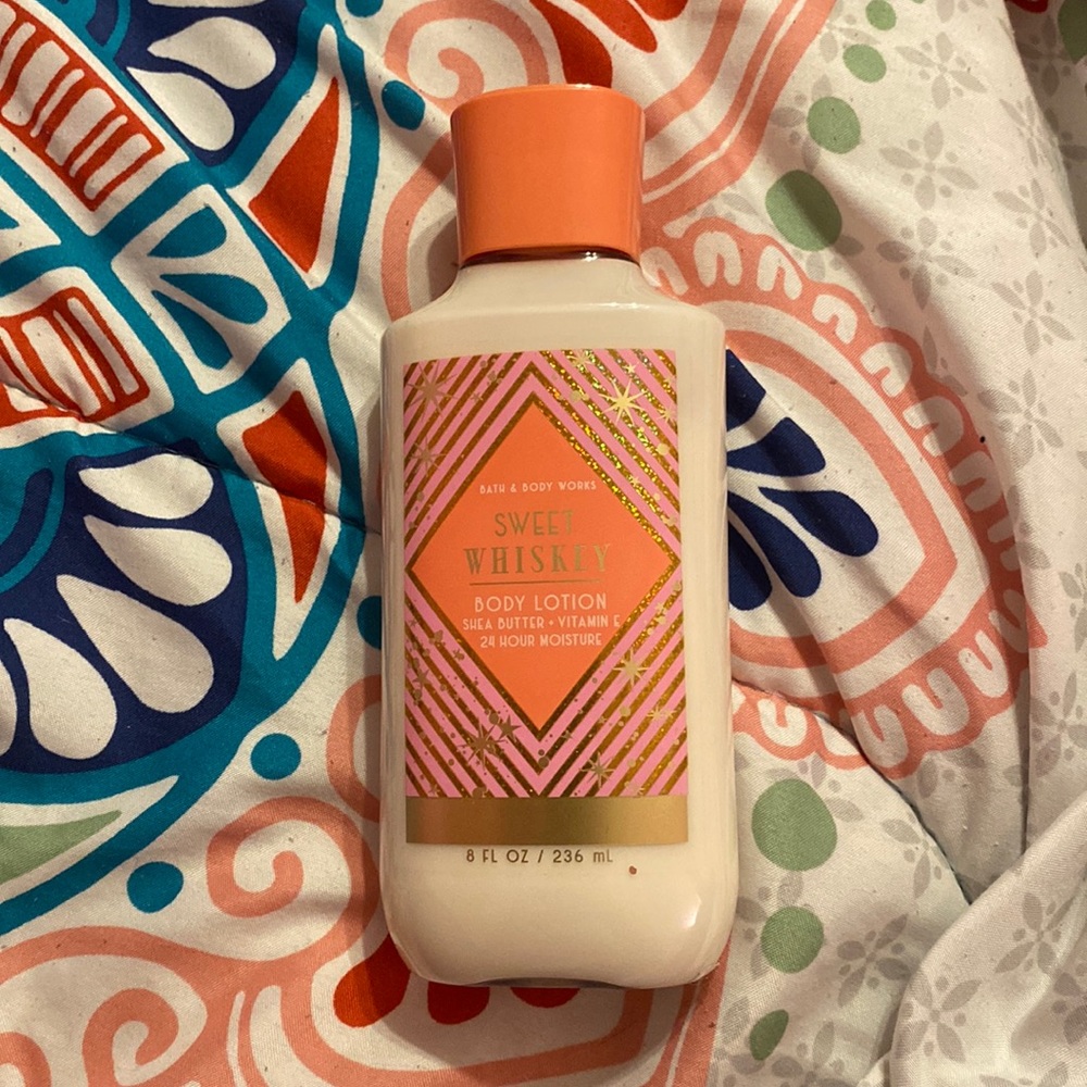 Sweet whiskey lotion